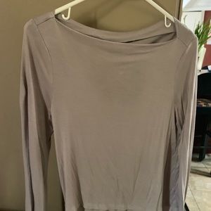 Grey Long Sleeve Dressy Shirt